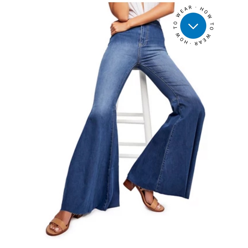 We the free just float on flare jeans size 28